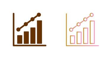 Diagramm-Icon-Design vektor