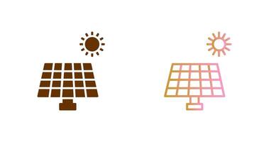 Solarpanel-Icon-Design vektor