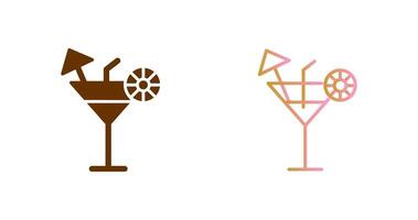 Cocktail-Icon-Design vektor