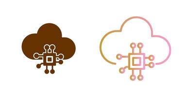 Cloud-Computing-Icon-Design vektor