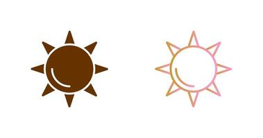 Sonne-Icon-Design vektor