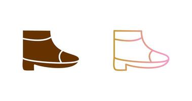 Stiefel mit Absätze Symbol Design vektor