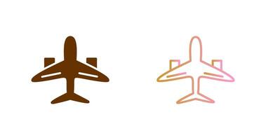 Flugzeug Symbol Design vektor