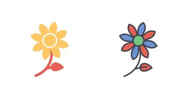 Blumen-Icon-Design vektor