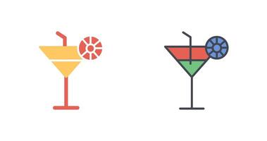 Cocktail trinken Symbol Design vektor