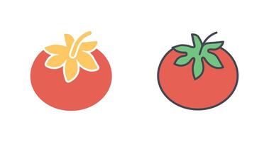 Tomaten-Icon-Design vektor