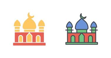 Moschee-Icon-Design vektor
