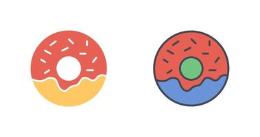 Donut-Icon-Design vektor