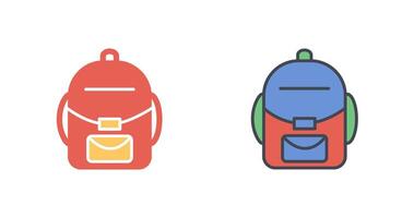 Rucksack-Icon-Design vektor