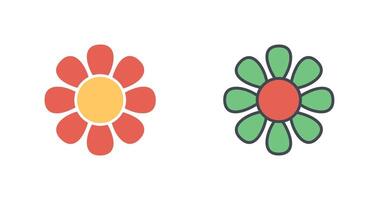 Blumen-Icon-Design vektor