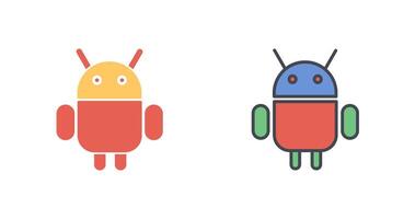 android logotyp ikon design vektor