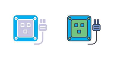 Socket-Icon-Design vektor