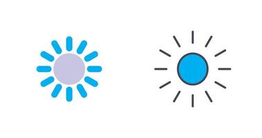 Sonne-Icon-Design vektor