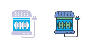 Icon-Design für Elektroheizungen vektor