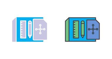 Icon-Design für die Inhaltsplanung vektor