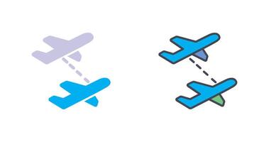 flera olika flyg ikon design vektor