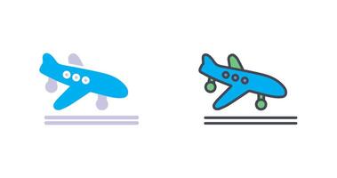 Flug Landung Symbol Design vektor