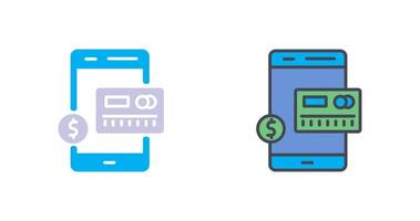 Mobile-Banking-Icon-Design vektor