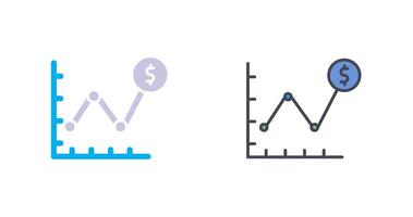 Diagramm-Icon-Design vektor