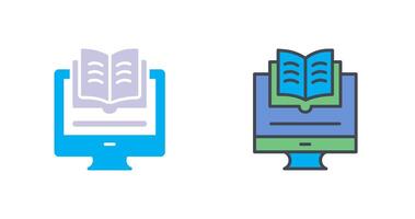 E-Book-Icon-Design vektor