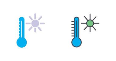 Temperatur-Icon-Design vektor