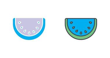 Wassermelonen-Icon-Design vektor