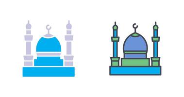 Moschee-Icon-Design vektor