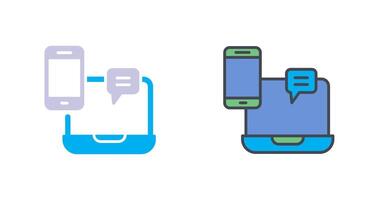 Chat-Icon-Design vektor