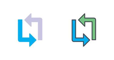 Retweet-Icon-Design vektor