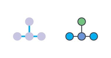 zeichnen Hierarchie Symbol Design vektor