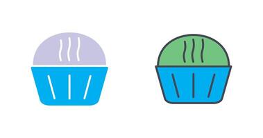 Sahne Muffin Symbol Design vektor