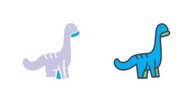 dinosaurie ikon design vektor