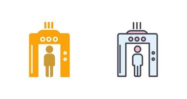 Flughafen Sicherheit Symbol Design vektor