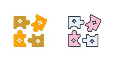 Puzzle-Icon-Design vektor