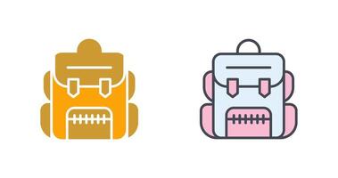 Rucksack-Icon-Design vektor