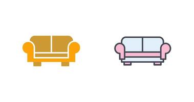 Sofa-Icon-Design vektor