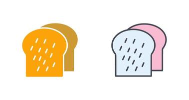 Toast-Icon-Design vektor