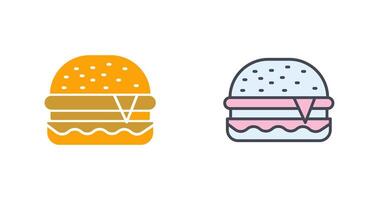 Burger-Icon-Design vektor