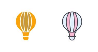 Heißluftballon-Icon-Design vektor