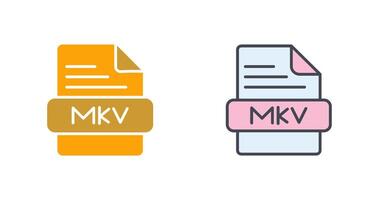 mkv Symbol Design vektor