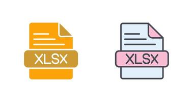 XLSX Symbol Design vektor