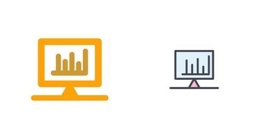 überprüft Bar Graph Symbol Design vektor