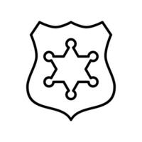 Polizei Symbol - - Gesetz und Gerechtigkeit vektor