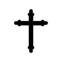 religiös Kreuz auf Weiß Hintergrund vektor