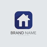 Zuhause und Haus Logo Design Illustration vektor