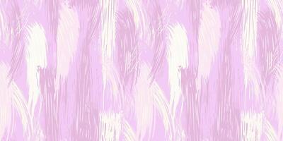 pastell konstnärlig olja dynamisk borsta stroke textur sömlös mönster. rosa stänk av måla på en ljus bakgrund. abstrakt geometrisk skriva ut med fläckar, droppar, fläckar vertikal rader mönster. vektor