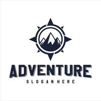 draussen Abenteuer Logo Design Vorlage vektor