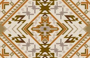 aztekisch, navajo geometrisch nahtlos Muster. einheimisch amerikanisch Südwesten drucken. ethnisch Design Hintergrund, Stoff, Abdeckung, Textil, Teppich, Decke. vektor