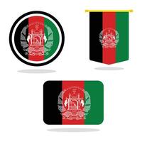 Afghanistan Flagge einstellen Afghanistan Flagge einstellen Illustration, Afghanistan Flagge einstellen Bild oder Afghanistan Flagge einstellen Bild vektor