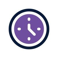 Uhr Symbol. gemischt Symbol zum Ihre Webseite, Handy, Mobiltelefon, Präsentation, und Logo Design. vektor